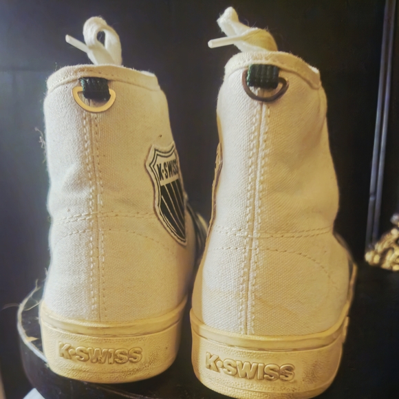 K SWISS SZ 8.5 GREEN AND WHITE MENS SNEAKERS - Picture 6 of 10